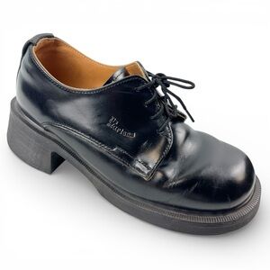 Dr. Marten Chunky Heeled Derbys Vintage Made in England UK 5 US 7.5 - 8